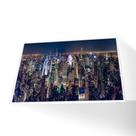 Quadro Nova York Noturno Vinil Com Vidro