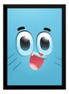 Quadro O Incrível Mundo De Gumball Arte Moldurada 42x29cm