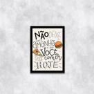 Quadro O Que Você Pode Comer Hoje 33x24cm - com vidro