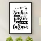 Quadro O Senhor É Meu Pastor - Minimalista 45x34cm