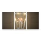 Quadro Odontologia Decorativo Consultório Dente Quadro Odontologia Decorativo Consultório Dente