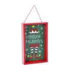 Quadro Oficina Duende SORT MD 15x4x24 cm Decoração de Natal Quadro Oficina Duende SORT MD 15x4x24 cm Decoração de Natal