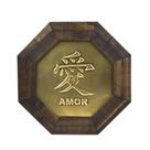 Quadro Oitavado Ideograma Amor 18cm