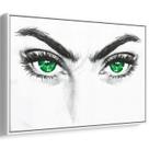 Quadro Olho - Olhar Penetrante Esmeralda