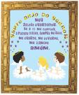 Quadro Oração Anjo Da Guarda, Menino, 01, 30X25cm. Angelus