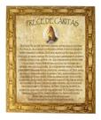 Quadro Oração da Prece de Caritas, Mod.01,30x25cm. Angelus