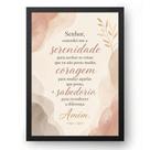 Quadro Oração da Serenidade Minimalista Elegante 15x21cm Quadro Oração da Serenidade Minimalista Elegante 15x21cm