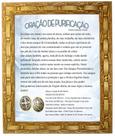 Quadro Oração De Purificação, Mod. 01, Tam. 30x25cm. Angelus