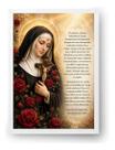 Quadro Oração De Santa Rita De Cássia 50x70cm
