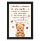 Quadro Oração infantil "O Senhor te abençoe e te guarde."