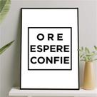 Quadro Ore Espere Confie 45x34cm Quadro Ore Espere Confie 45x34cm