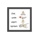 Quadro Ore Espere Confie Agradeça 20x20cm
