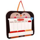 Quadro organizador agendinha c/ caneta - conceito básico - 9749
