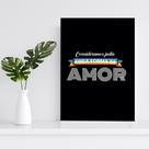 Quadro Orgulho Lgbtqia+ Justa Toda Forma De Amor 30x30cm