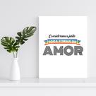 Quadro Orgulho Lgbtqia+ Justa Toda Forma De Amor 30x30cm
