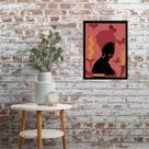 Quadro Orixá Iansã Rosê 33x24cm - com vidro Quadro Orixá Iansã Rosê 33x24cm - com vidro