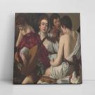 Quadro Os Músicos Caravaggio Canvas Arte 60x60cm