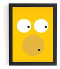 Quadro Os Simpsons Homer Arte Simplista Poster Moldurado Quadro Os Simpsons Homer Arte Simplista Poster Moldurado