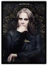Quadro Ozzy Osbourne / Black Sabbath com Moldura e Acetato A3.