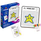Quadro p/ Desenhar Colorir Educativo + Canetinhas e Apagador