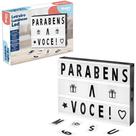 quadro/painel letreiro luminoso light box com letras /números/símbolos - WESTERN