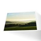 Quadro Paisagem Campo Verde Vinil Sem Vidro