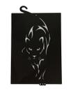 Quadro Pantera 45x29 Cm Preto Quadro Pantera 45x29 Cm Preto