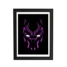 Quadro Pantera Negra em MDF - A4 21x29,7cm Quadro Pantera Negra em MDF - A4 21x29,7cm