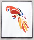 Quadro papagaio mdf