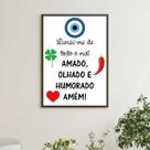 Quadro Para Afastar Más Energias 33x24cm