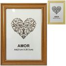 Quadro para diplomas / certificados a4 de madeira tmd 29,7x21cm
