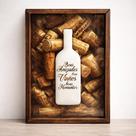Quadro Para Guardar As Rolhas De Vinho Madeira 20x30 Quadro Para Guardar As Rolhas De Vinho Madeira 20x30