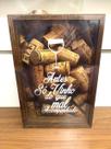 Quadro Para Guardar As Rolhas De Vinho Madeira 20x30 Quadro Para Guardar As Rolhas De Vinho Madeira 20x30