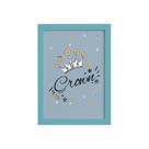 Quadro para Quarto Bebê Pequeno Principe Coroa Moldura Azul Quadro para Quarto Bebê Pequeno Principe Coroa Moldura Azul
