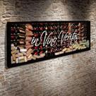 Quadro para Rolhas Panorâmico - In Vino Veritas - Quadro Novo
