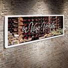 Quadro para Rolhas Panorâmico - In Vino Veritas - Quadro Novo Quadro para Rolhas Panorâmico - In Vino Veritas - Quadro Novo