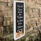 Quadro para Rolhas Slim - Com o passar dos vinhos 1 - Quadro Novo