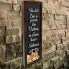 Quadro para Rolhas Slim - Com o passar dos vinhos 1 - Quadro Novo Quadro para Rolhas Slim - Com o passar dos vinhos 1 - Quadro Novo