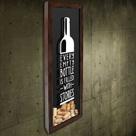 Quadro para Rolhas Slim - Empty Bottle - Quadro Novo