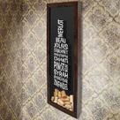 Quadro para Rolhas Slim - Garrafa de vinho - Quadro Novo