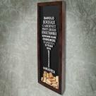 Quadro para Rolhas Slim - Taça de Vinho - Quadro Novo