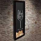 Quadro para Rolhas Slim - Wine not - Quadro Novo