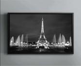 Quadro Para Salas Cidade Torre Eiffel Paris Turismo Tela Canvas Premium