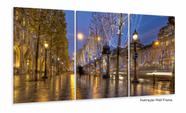 Quadro Paris Paisagem Interiores Sala Em Tecido 3 Peças Quadro Paris Paisagem Interiores Sala Em Tecido 3 Peças