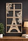Quadro Paris Torre Eiffel Decorativo 3mm Vazado Resistente Corte a Laser