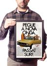 Quadro Passat Surf Carro Antigo Decoração Garagem Oficina