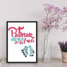 Quadro Patins Patinar Alegra A Alma 45x34cm