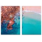Quadro Pedras Beira do Mar Decorativo 40x60 Sala Moderno