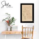 Quadro Permita Florescer Lettering Exclusivo Quadro Permita Florescer Lettering Exclusivo