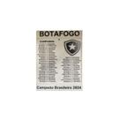 Quadro Personalizado Botafogo Campeão Brasileirão 2024 3D Quadro Personalizado Botafogo Campeão Brasileirão 2024 3D